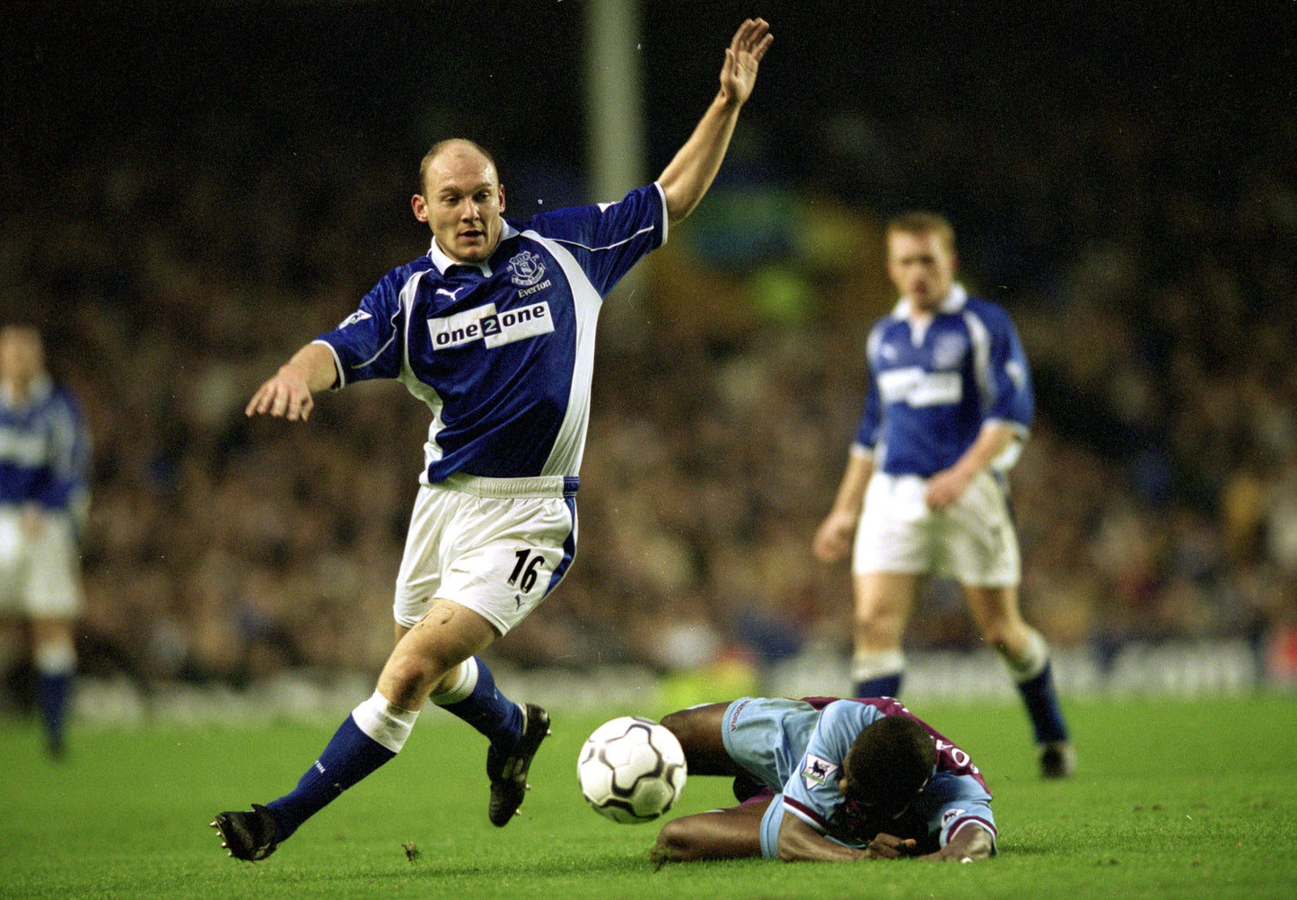 Everton 2000/02 Home Gravesen - XL