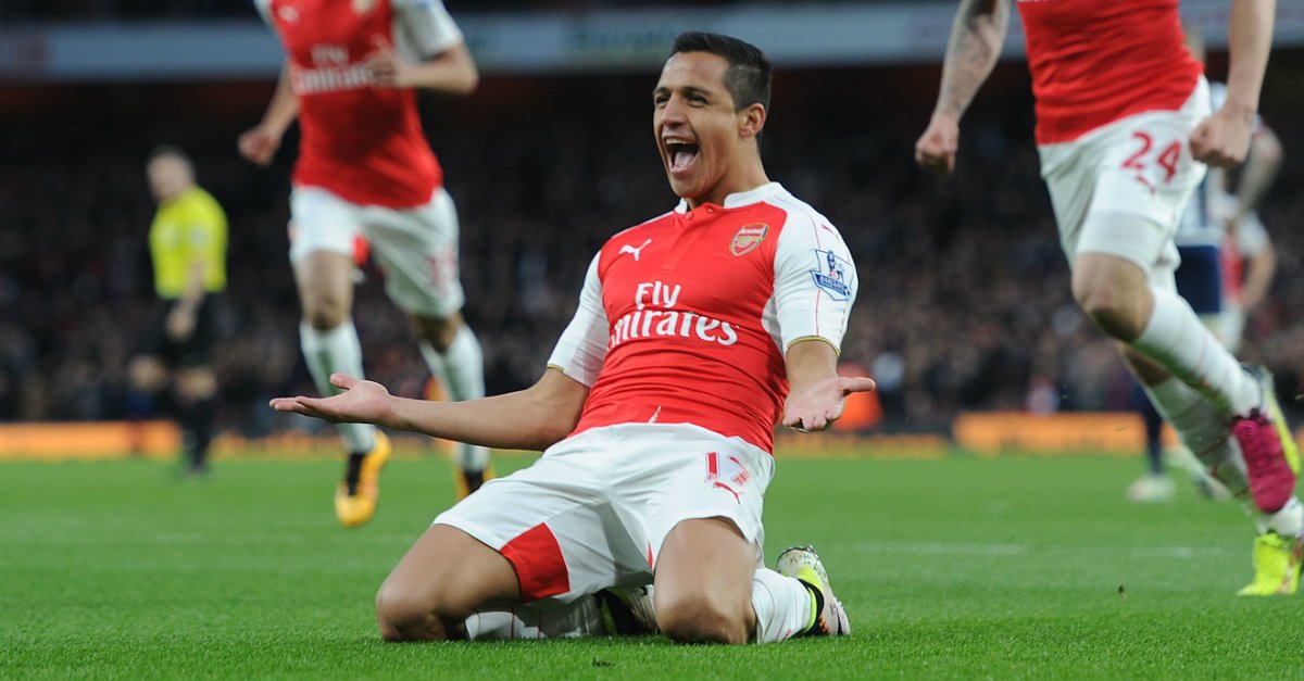 Arsenal Hjemme 2015/16 Alexis Sanchez - XXL