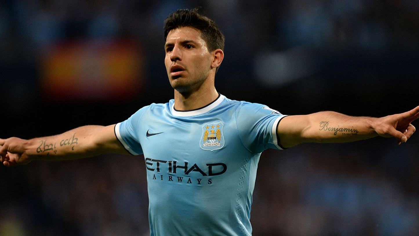 Manchester City 2013/14 home Aguero - L