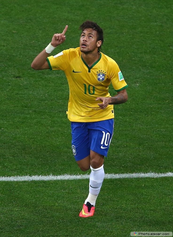Brazil World Cup 2010 Home Neymar - XL