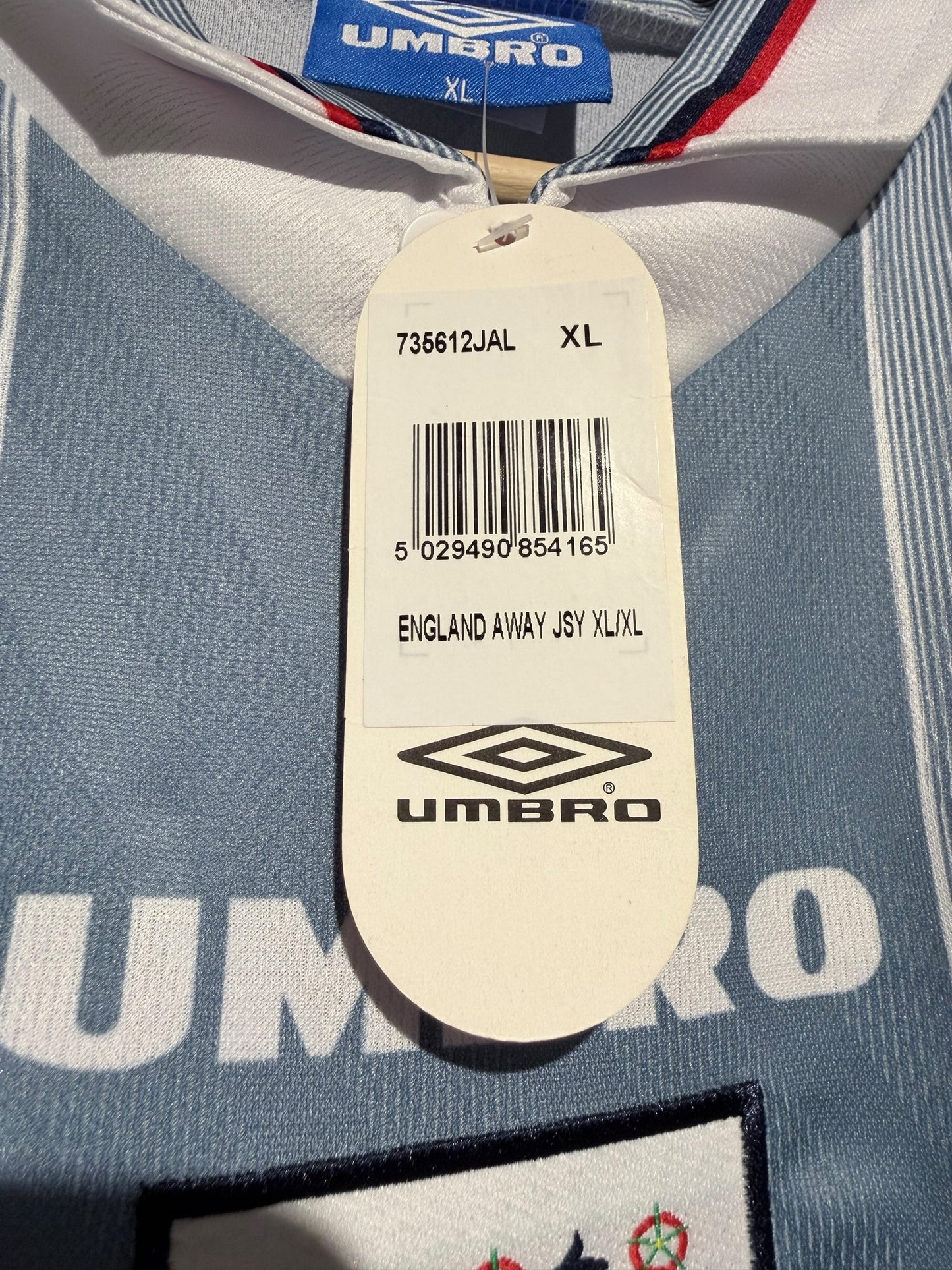 England 1996 EM Udebane Beckham - XL