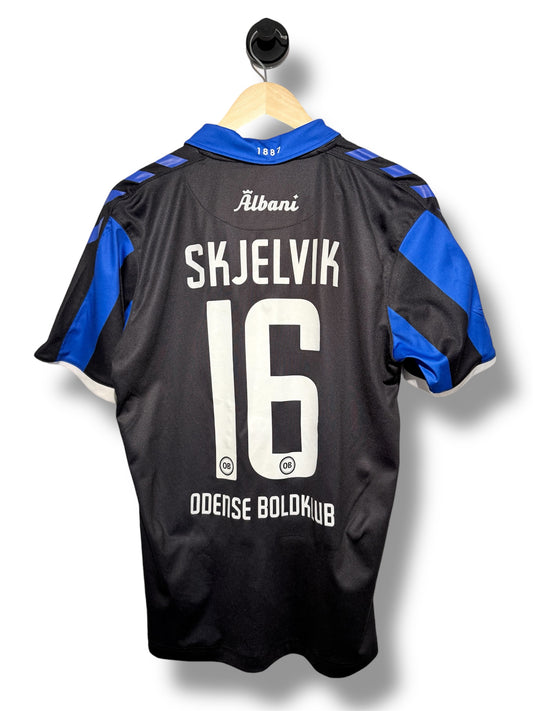 Odense Boldklub 2021/22 Udebane Matchworn Skjelvik - Str. L