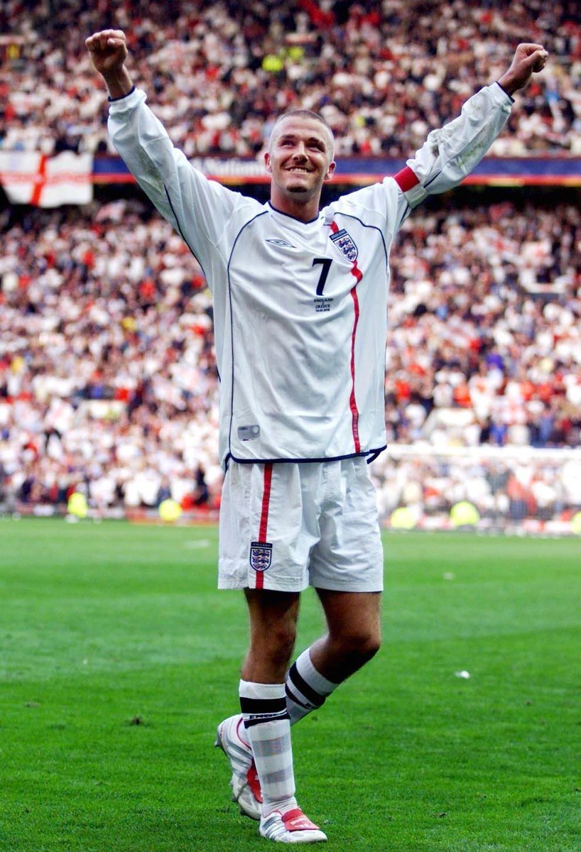 England 2002 at home Beckham - M