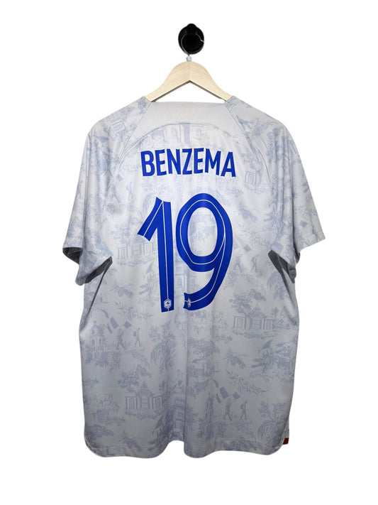 Frankrig 2022 udebane Benzema - XL