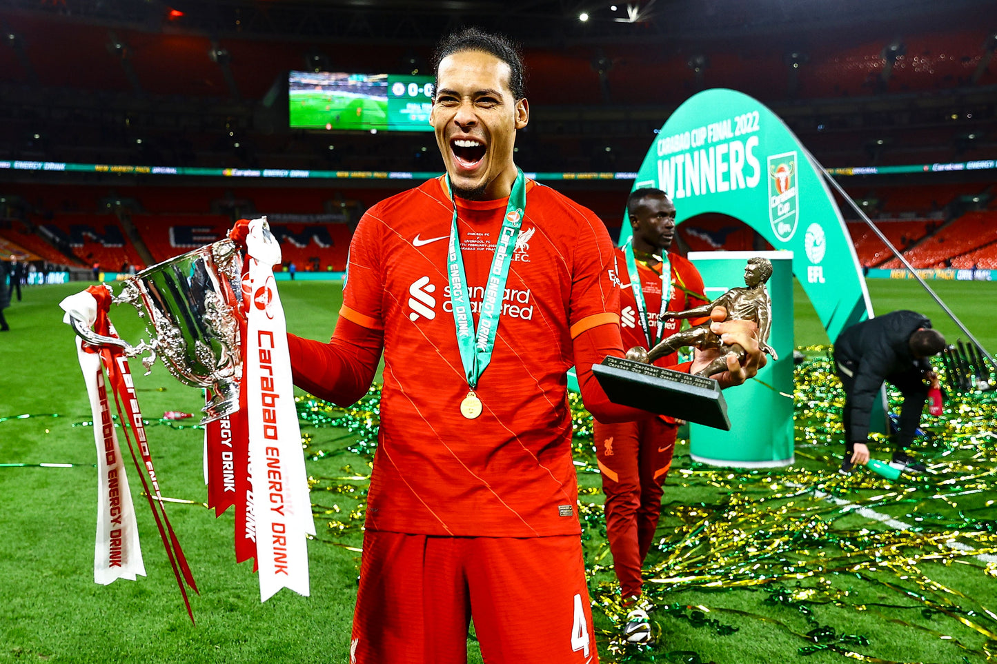 Liverpool 2021/22 Hjemme Van Dijk - L