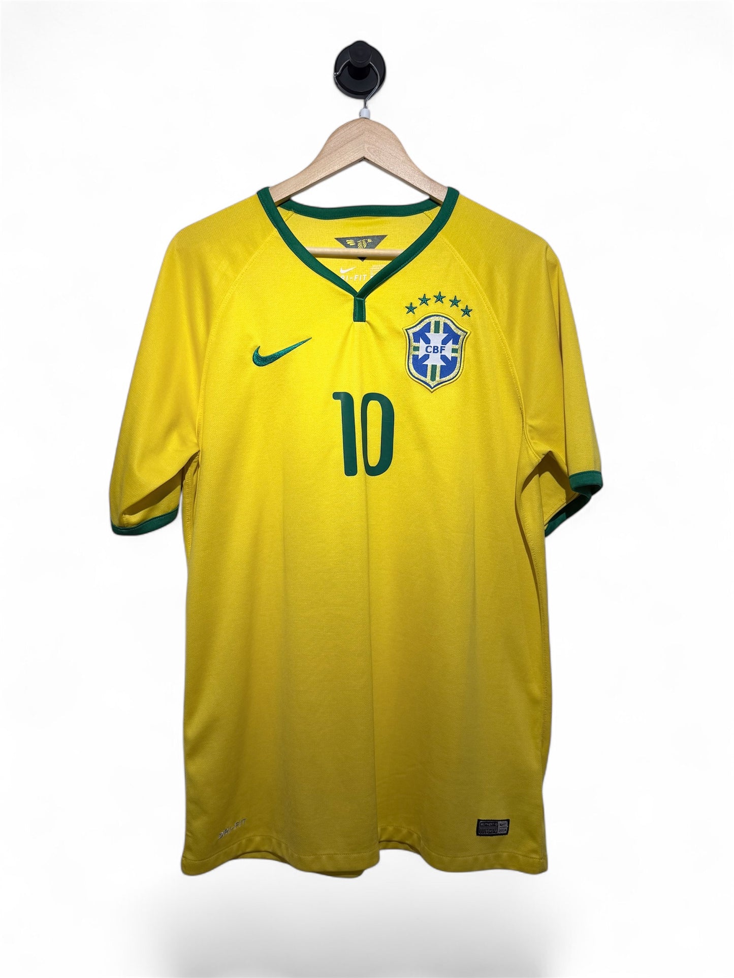 Brazil World Cup 2010 Home Neymar - XL